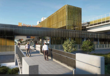 Hope Island Train Station - artist impression